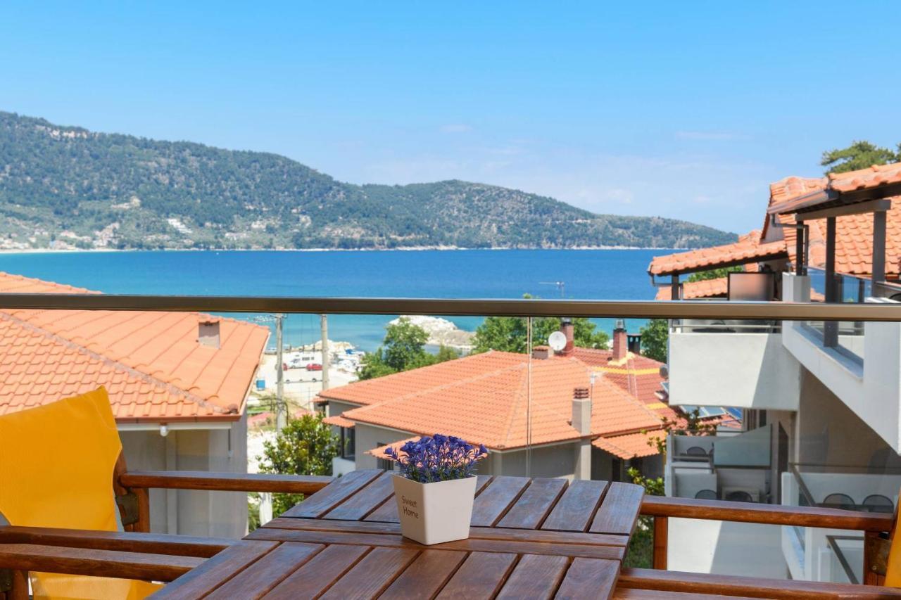 Zoe'S Sea View Apartment Скала Потамияс Екстериор снимка