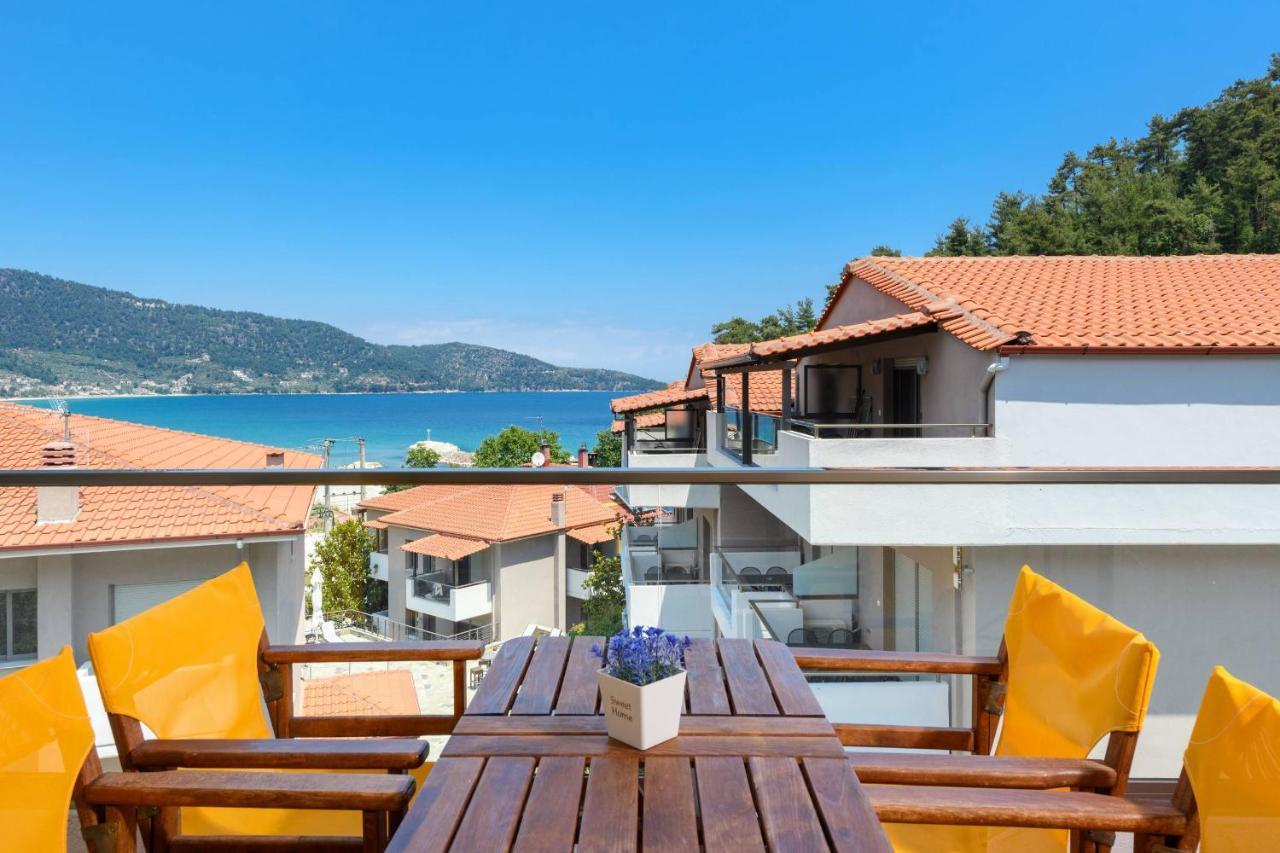 Zoe'S Sea View Apartment Скала Потамияс Екстериор снимка